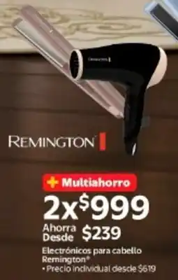 Walmart Remington electrónicos para cabello oferta