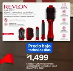 Walmart Revlon One-Step secador y voluminizador con cabezales intercambiables 5 en 1 oferta
