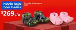 Walmart Pantuflas de garra para bebé oferta