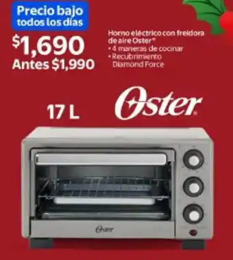 Oster horno eléctrico con freidora