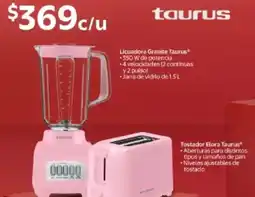 Walmart Taurus Granite licuadora oferta