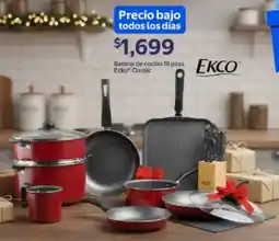 Walmart EKCO Classic bateria de cocina oferta