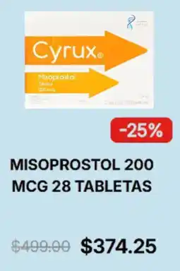 Farmacias Similares Misoprostol oferta