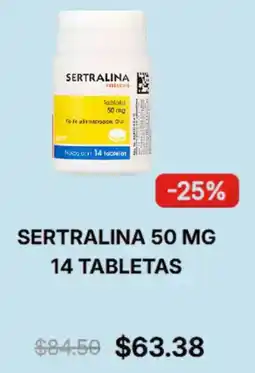 Farmacias Similares Sertralina oferta