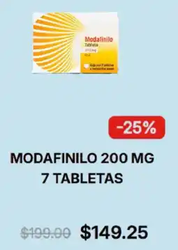 Farmacias Similares Modafinilo oferta