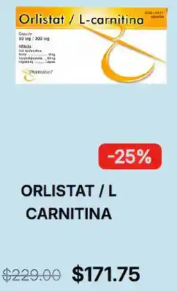 Farmacias Similares Orlistat / l carnitina oferta