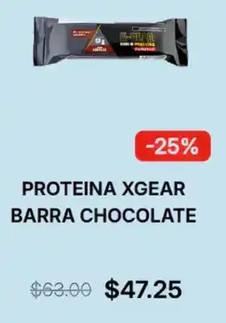 Farmacias Similares Proteina xgear barra chocolate oferta
