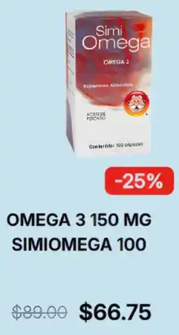 Farmacias Similares Omega 3 oferta