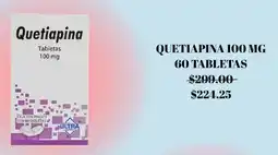 Farmacias Similares Quetiapina oferta