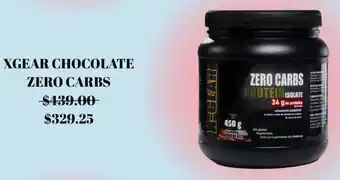 Farmacias Similares Xgear chocolate zero carbs oferta