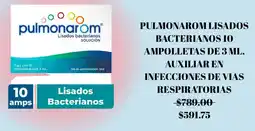 Farmacias Similares Pulmonarom lisados bacterianos oferta