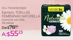 Woolworth Naturella toallas femeninas oferta