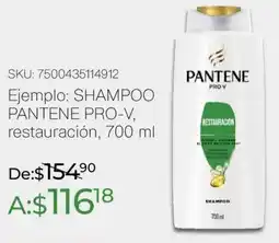 Woolworth Pantene pro-v shampoo restauración oferta