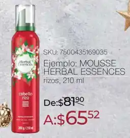 Woolworth Herbal essences mousse rizos oferta