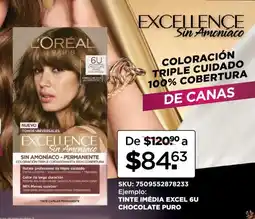 Woolworth Tinte imédia excel chocolate puro oferta