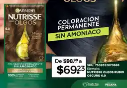 Woolworth Nutrisse oleos rubio oscuro 6.0 oferta