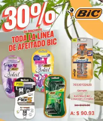 Woolworth Bic rastrillo comfort 3 hybrid oferta
