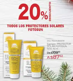 Woolworth Protector solar fotosun facial oferta