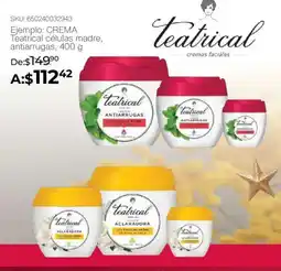 Woolworth Teatrical crema células madre, antiarrugas oferta