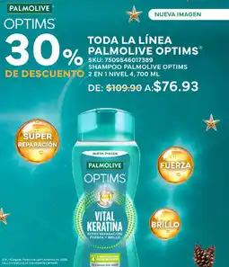 Woolworth Palmolive optims shampoo oferta