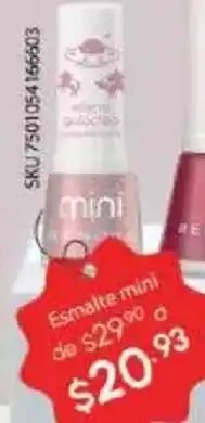 Woolworth Esmalte mini oferta