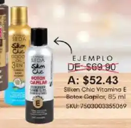 Woolworth Silken chic vitamina e botox capilar oferta