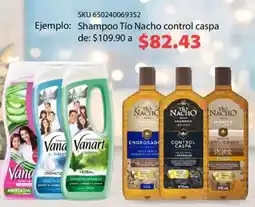 Woolworth Tío nacho shampoo control caspa oferta