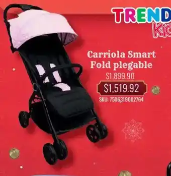 Carriola smart fold plegable