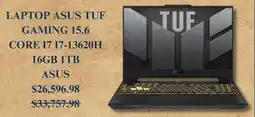 City Club Asus laptop tuf gaming 15.6 oferta