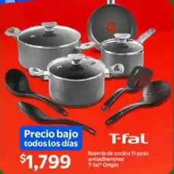 Walmart T-fal origin Bbatería de cocina antiadherente oferta