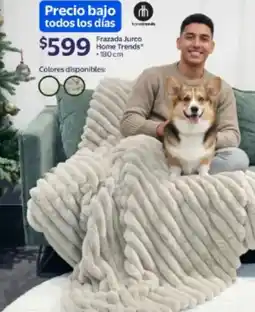 Walmart Home trends frazada jurco oferta