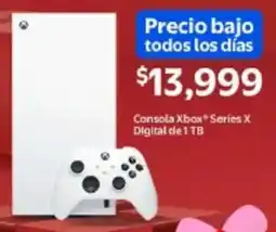 Walmart Consola xbox series x digital de 1tb oferta
