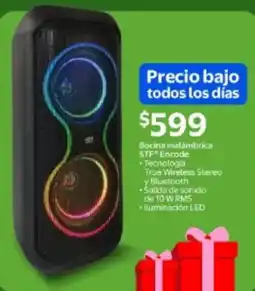 Walmart Bocina inalámbrica stf encode tecnologia oferta