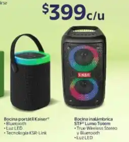 Walmart Kaiser bocina portátil oferta