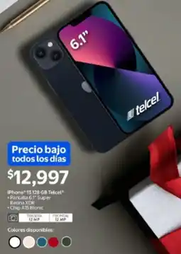 Walmart iPhone i3 telcel oferta