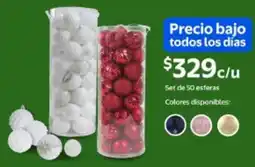 Walmart Set de 50 esferas oferta