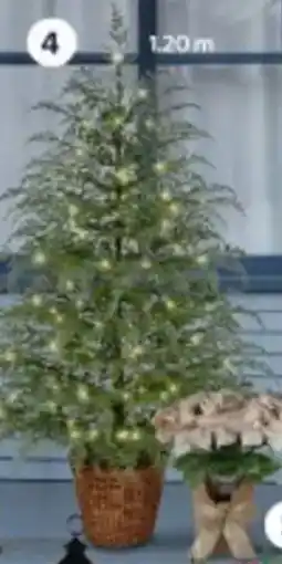 Walmart Arbol navideño para exterior con luz led oferta