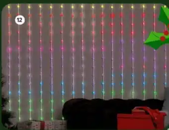 Walmart Cortina multicolor de luz dinámica con control oferta