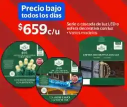 Walmart Serie o cascada de luz led o esfera decorativa con luz varios modelos oferta