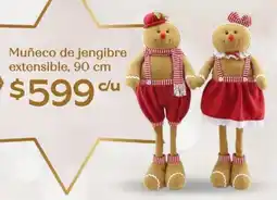Soriana Híper Muñeco de jengibre extensible oferta