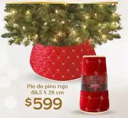 Soriana Híper Pie de pino rojo oferta