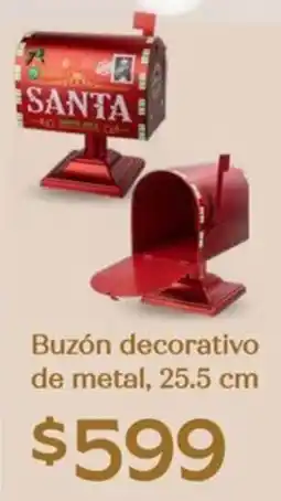 Soriana Híper Buzón decorativo de metal oferta