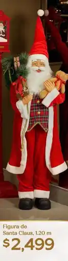 Soriana Híper Figura de Santa Claus oferta