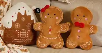 Cojín peluche casa o galleta de jengibre