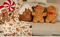 Soriana Híper Frazada estampada jengibre y caramelos oferta