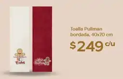 Soriana Híper Toalla Pullman bordada oferta