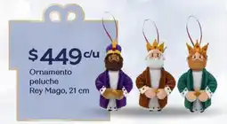 Soriana Híper Ornamento peluche Rey Mago oferta