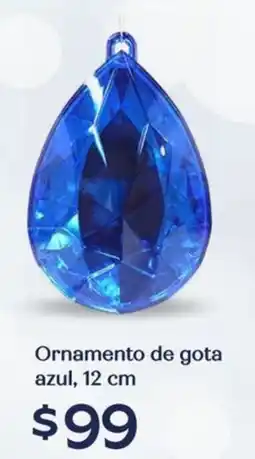 Soriana Híper Ornamento de gota azul oferta
