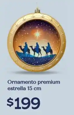 Soriana Híper Ornamento premium estrella oferta