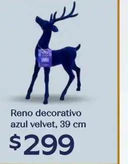Soriana Híper Reno decorativo azul velvet oferta